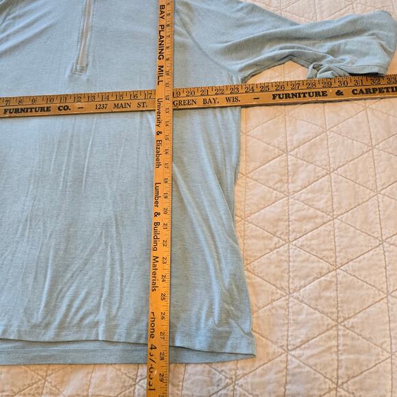 Free Fly Performance Pullover Men's XL Bamboo Blend Quarter Zip Casual Comfort - Picture 7 of 7